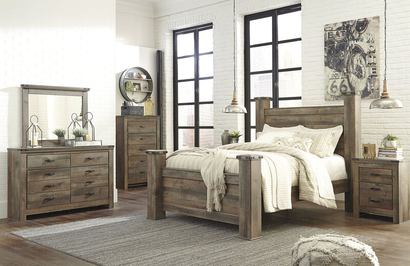 Trinell Queen Poster Bed image number 2