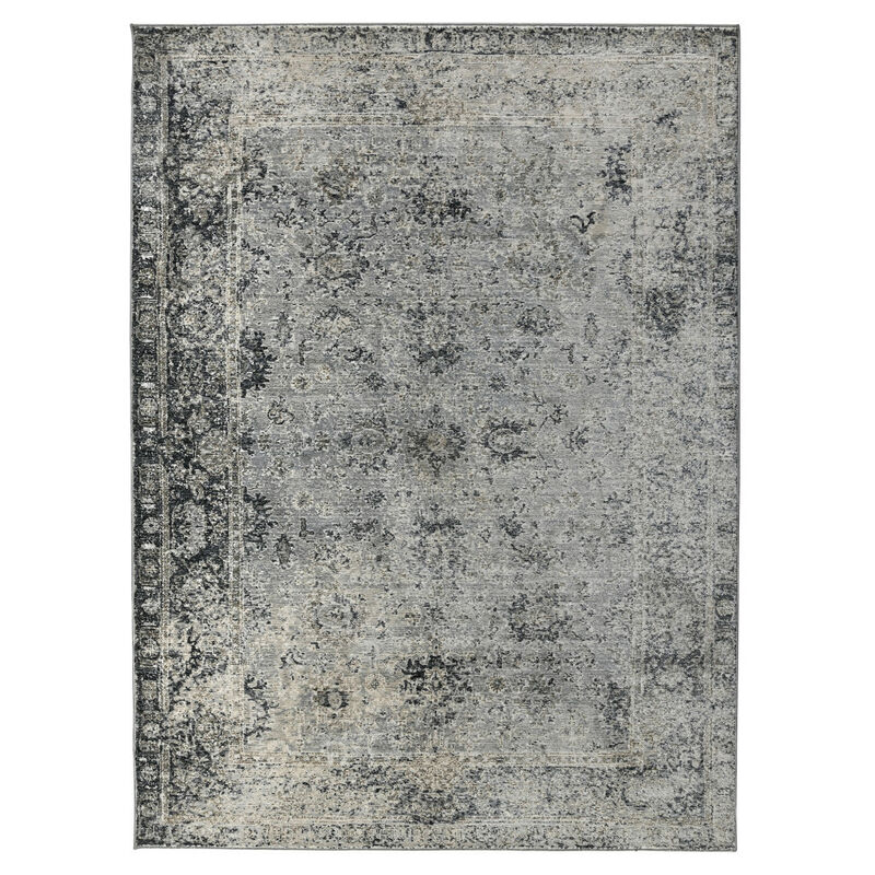 HomeRoots 8' X 10' Brown And Gray Wool Plaid Hand Tufted Area Rug image number 2