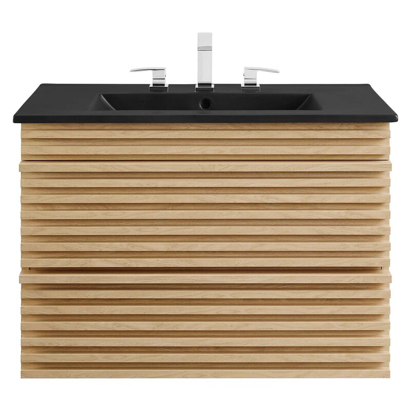 Render 30" Wall-Mount Bathroom Vanity image number 0