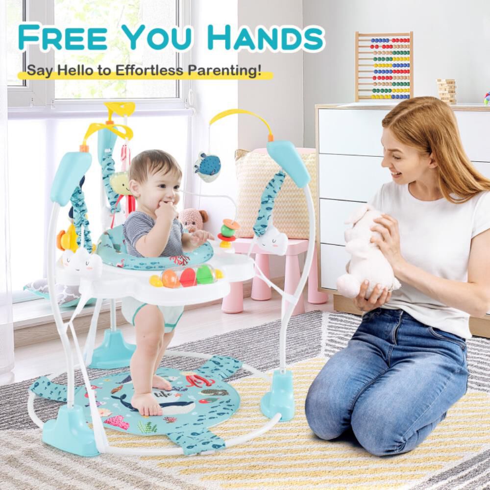 Hivvago Baby Activity Center Height Adjustable Baby Bouncing