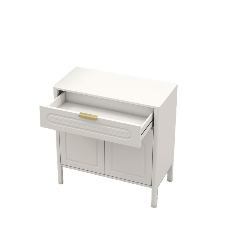 Hirtlu Arched Accent Storage Cabinet image number 8