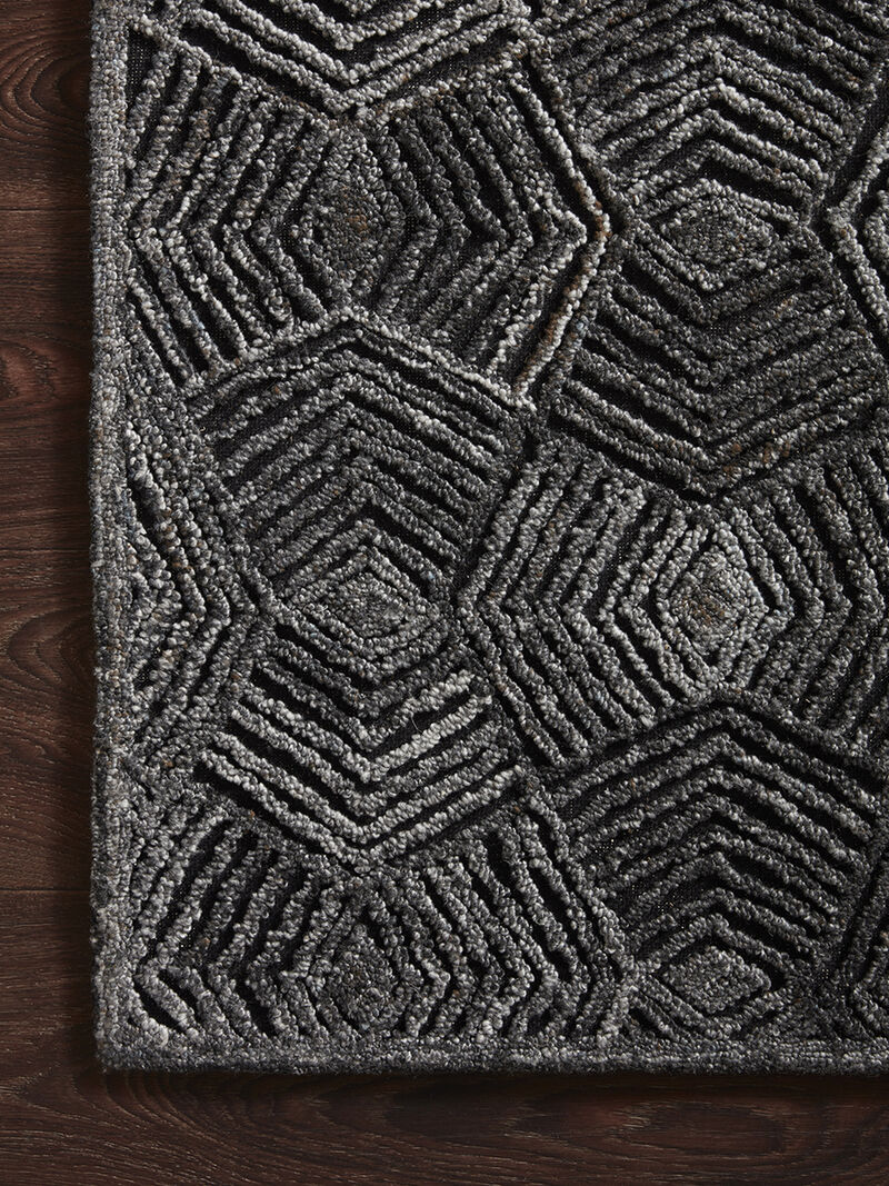 Prescott PRE01 Charcoal 3'6" x 5'6" Rug