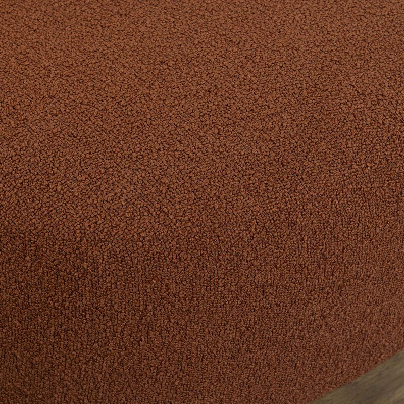 Domina Kale Green Boucle Ottoman image number 5
