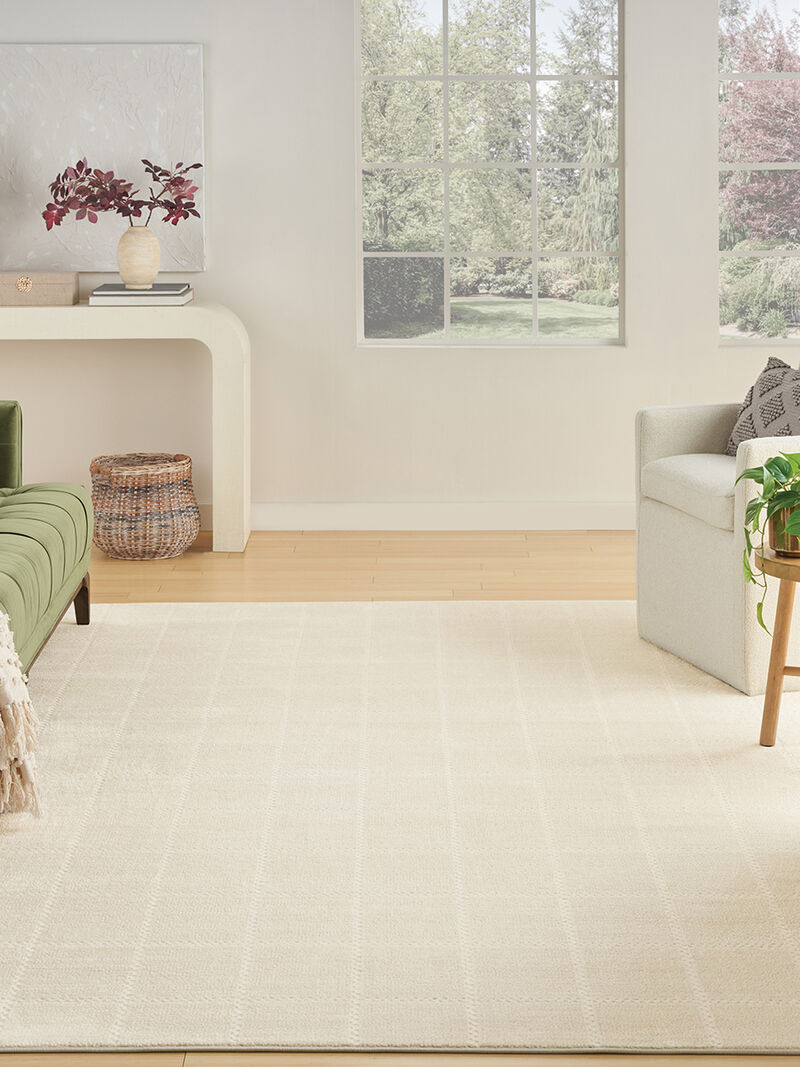 Serenity Home SRH05 Ivory/Cream 2'2" x 3'9" Rug image number 1