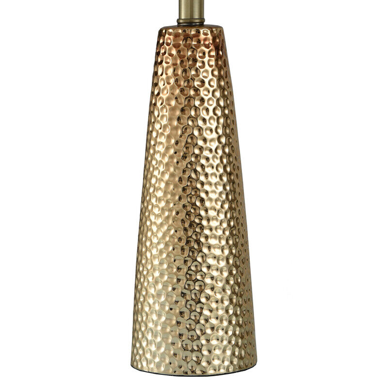 Auric Hammered Metal Lamp