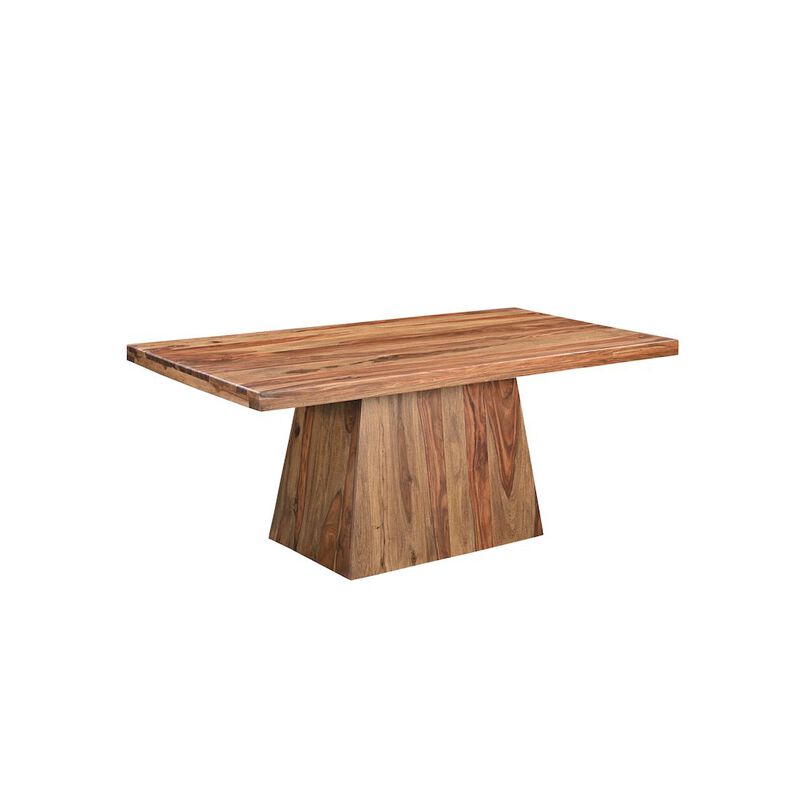 Taran Designs Marin 75 Solid Wood Pedestal Dining Table