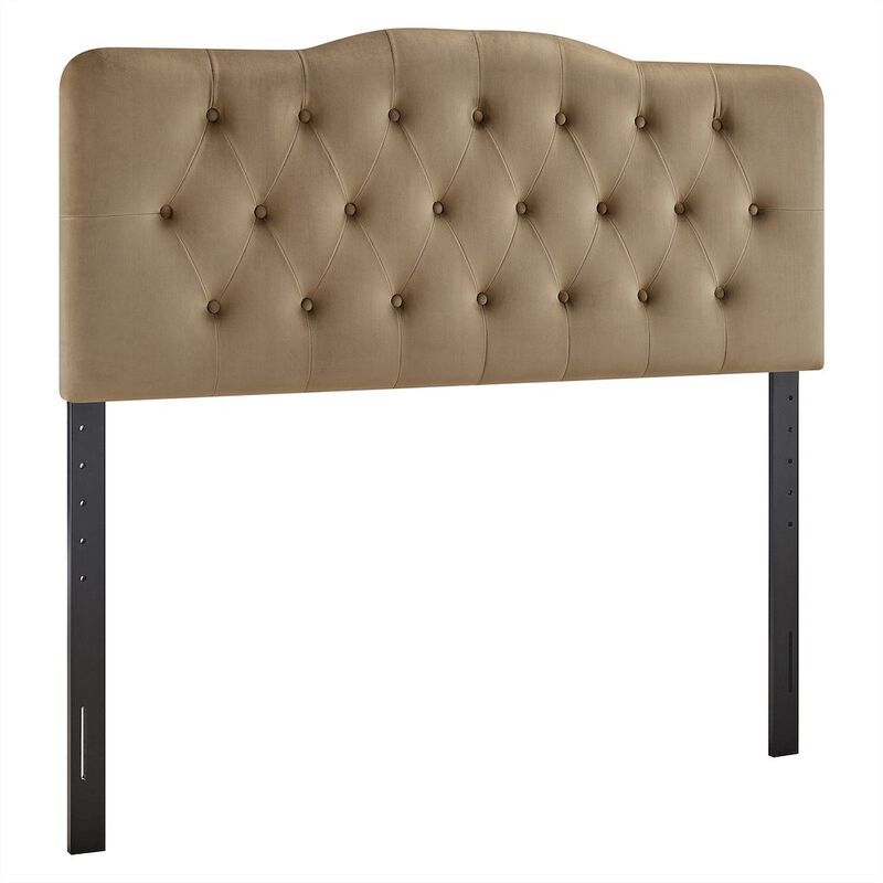 Annabel Stain-Resistant Performance Velvet Full Headboard image number 0