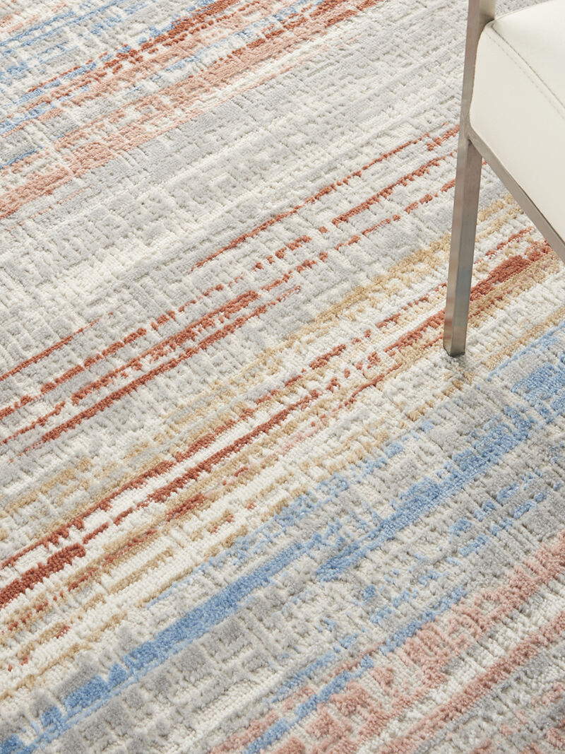 Elation ETN01 Ivory/Multicolor 4' x 6' Rug