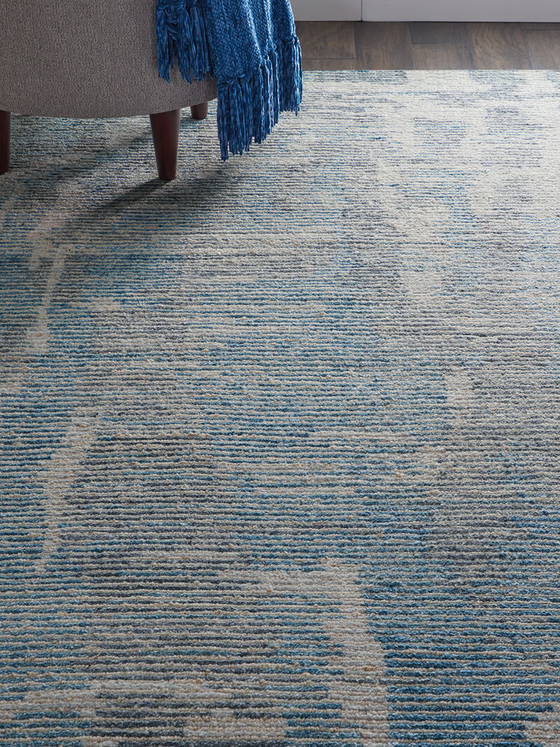 Ellora ELL01 Blue 5'6" x 7'5" Rug image number 6