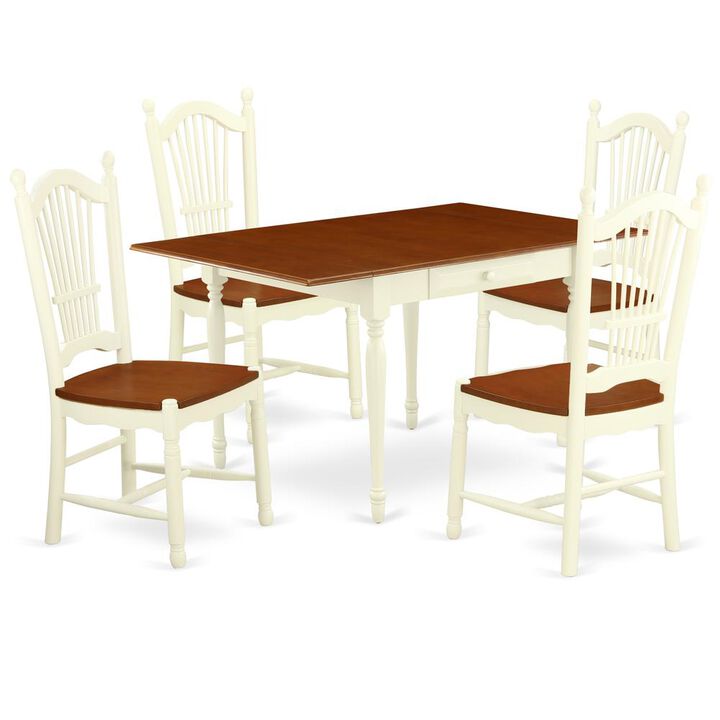Dining Room Set Buttermilk & Cherry