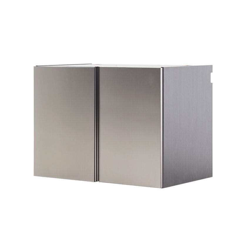 Nova Series Wood Base Door Wall Mounted Garage Cabinet in Metallic Gray