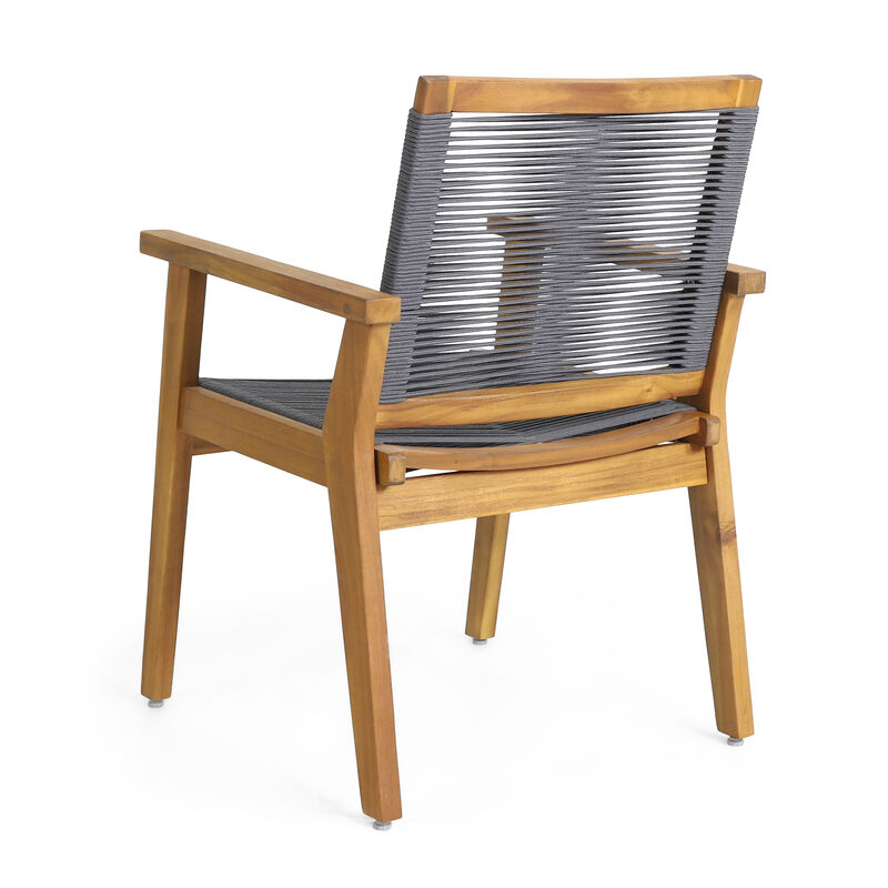 Merax Transitional Rope Weave Outdoor Lounge  Chairs image number 1