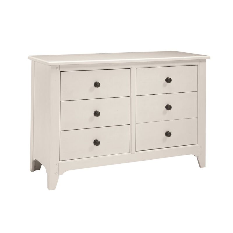 Westwood Design Taylor 6-Drawer Dresser, Sea Shell