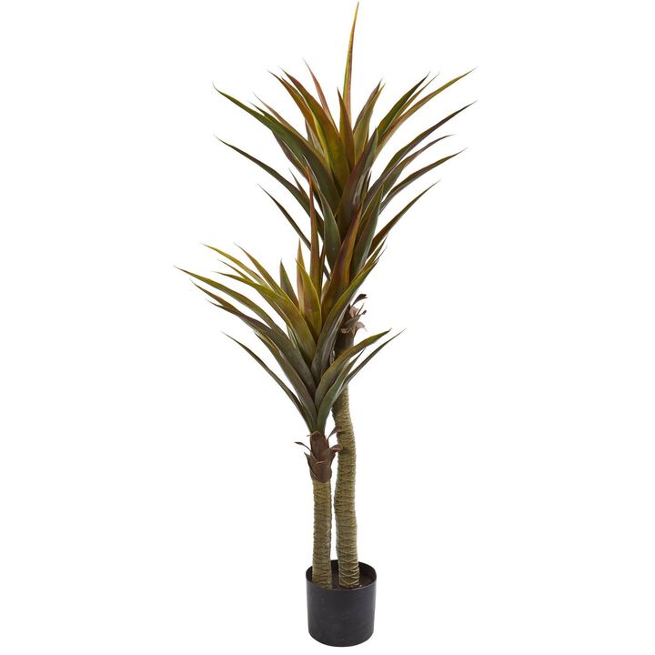 Nearly Natural 56-in Yucca Artificial Tree