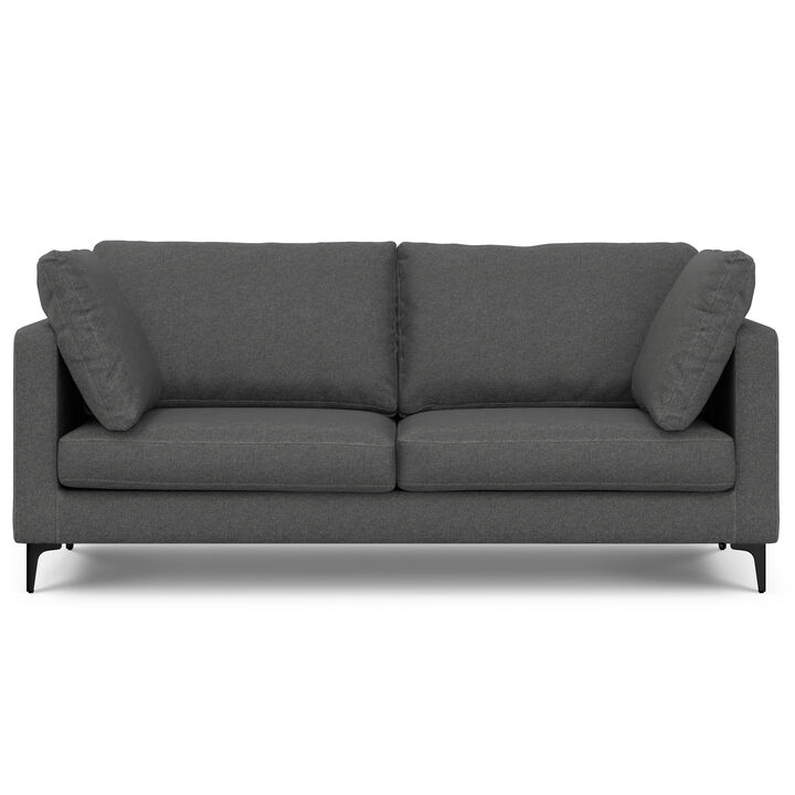 Ava 76-inch Sofa in Tightly Woven Performance Fabric