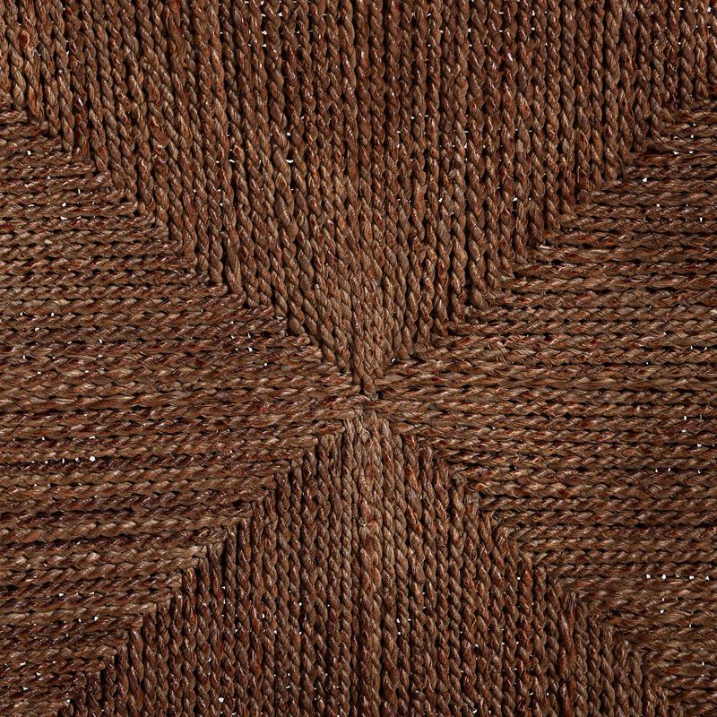 bali & pari Ramos Marbled Tortoise Natural Rattan and Seagrass Armchair - Handwoven Wicker Chair, Rustic Boho Accent Seating for Living Room or Lounge image number 7