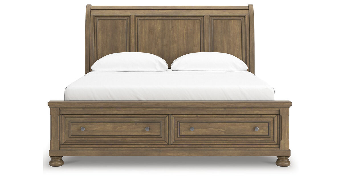 Vandenmore California King Storage Sleigh Bed