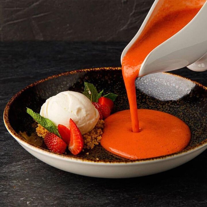 Tierra dia.9" h:2" 34 oz. Round Brown Porcelain Bowl (Set of 4)