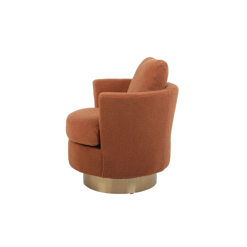 Streamdale Swivel Barrel Chair for Living Room or Bedroom