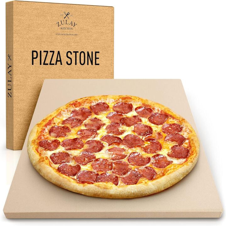 Pizza Stone For Oven - 15 x 12 Inch Large