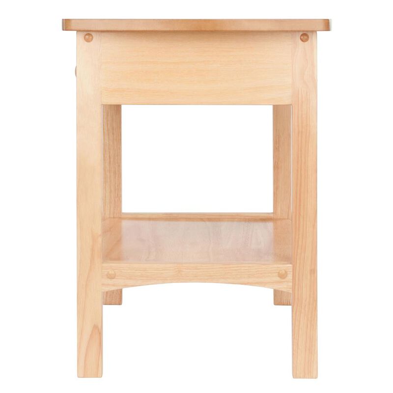 Claire Accent Table Natural Finish