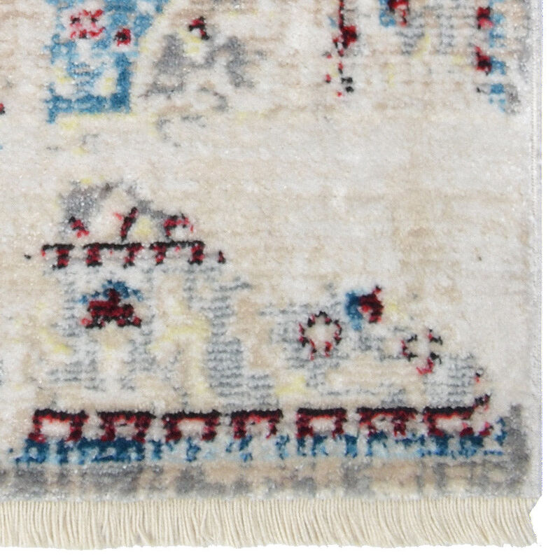 RUGSOTIC CARPETS MACHINE MADE POLYESTER AREA RUGS  - Rectangle Shape, Classic Oriental Traditional  Design, Low Pile Machine Made Area Rugs (M00063) image number 4