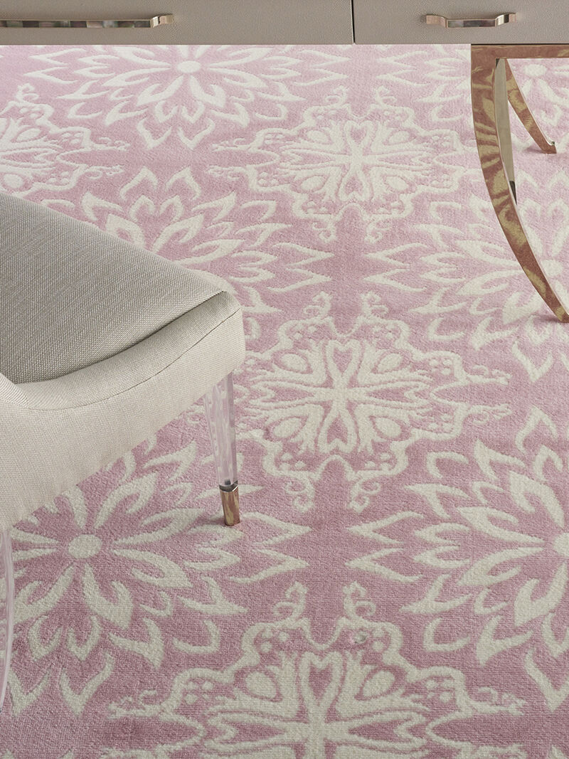 Jubilant JUB06 Ivory/Pink 7'10" x 9'10" Rug
