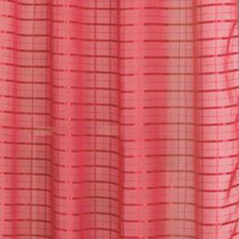 RT Designers Wanda Grommet Window Curtain Panel 54 x 90 Red