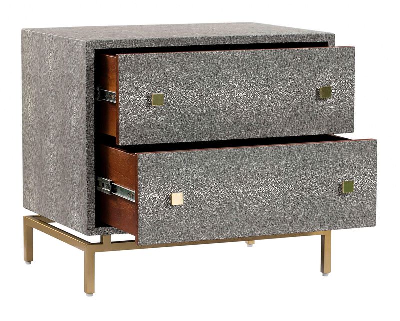Casafoyer Pesce Shagreen Nightstand image number 2