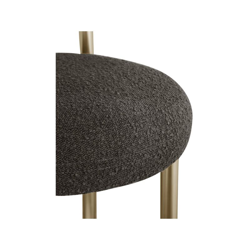 Meridian Furniture Bordeaux Boucle Fabric Stool, Set of 2