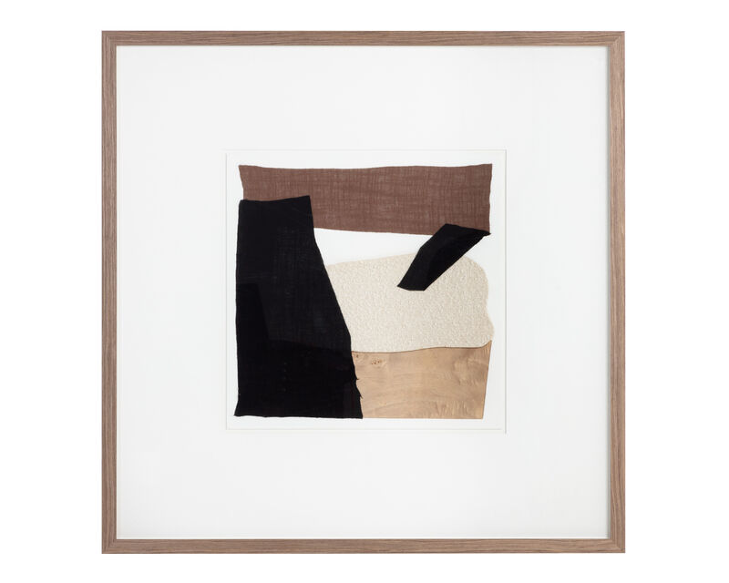 Household Rhythm II - 40" X 40" - Medium Brown Frame image number 0