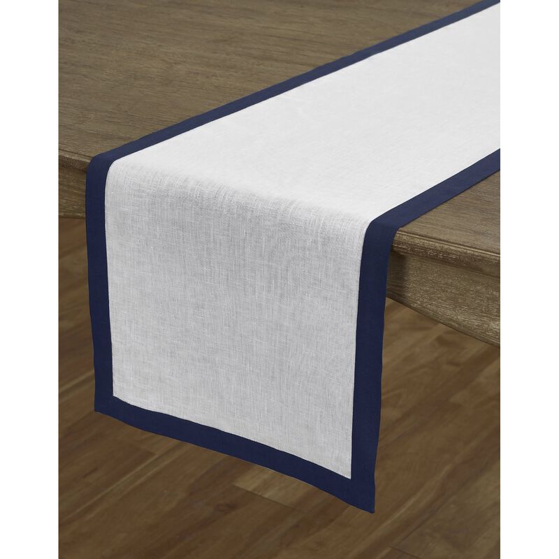 Solino Home Classic 100% Linen Table Runner &ndash; Handcrafted, Machine Washable, Perfect for Holiday and Everyday Dining