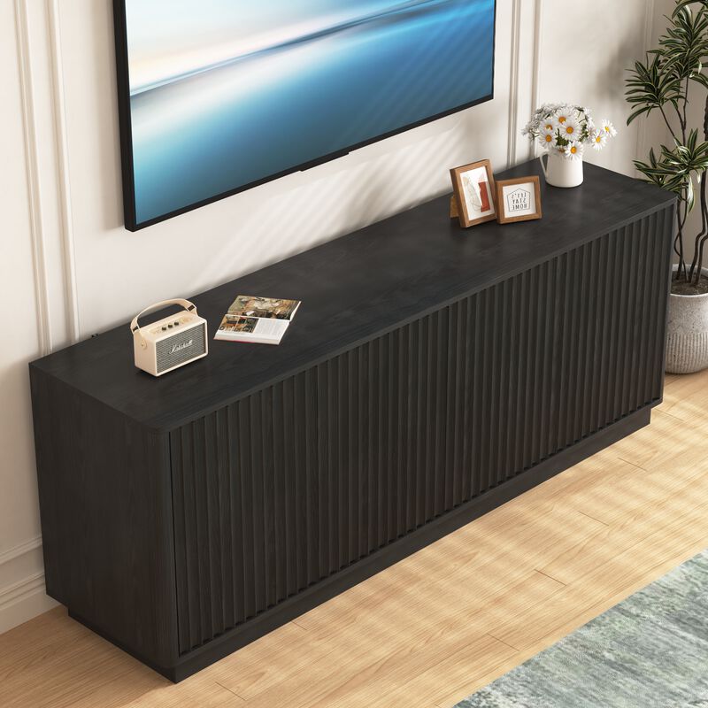 Kiple  Modern Fluted Sideboard Buffet Cabinet image number 3