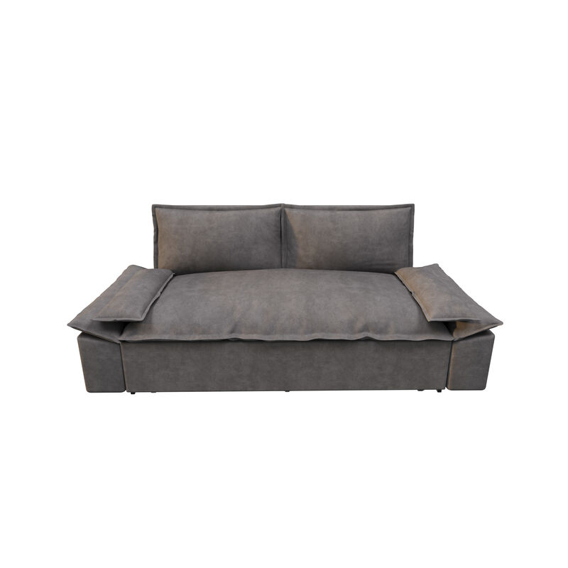 Merax Multi-Functional Velvet Sleeper Sofa Bed