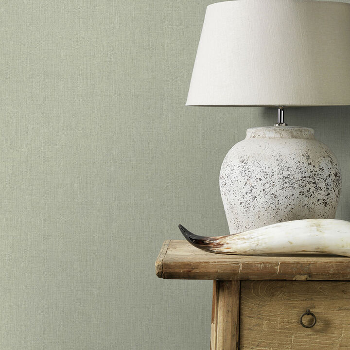 Haast Mint Woven Texture Wallpaper
