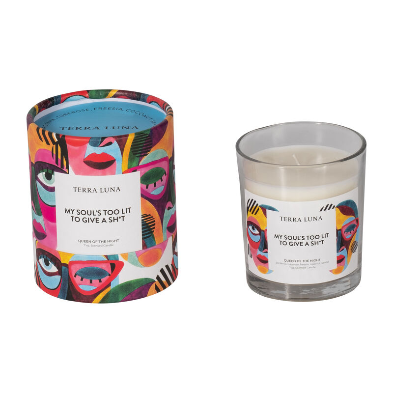 4" 7 Oz Too Lit Boxed Candle image number 2