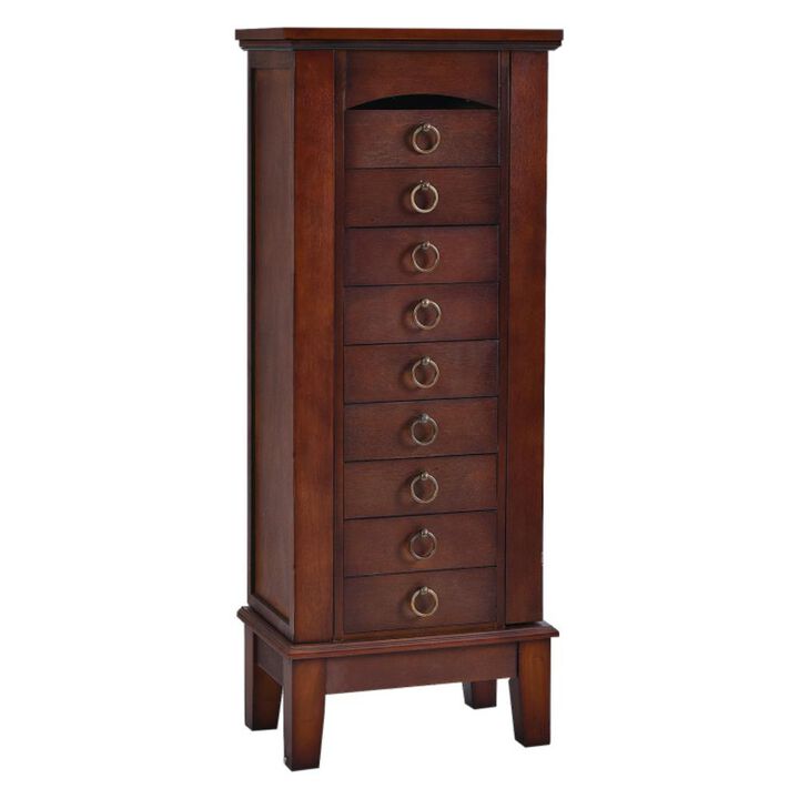 Hivvago Large Capacity Jewelry Storage Cabinet with 9 Drawers