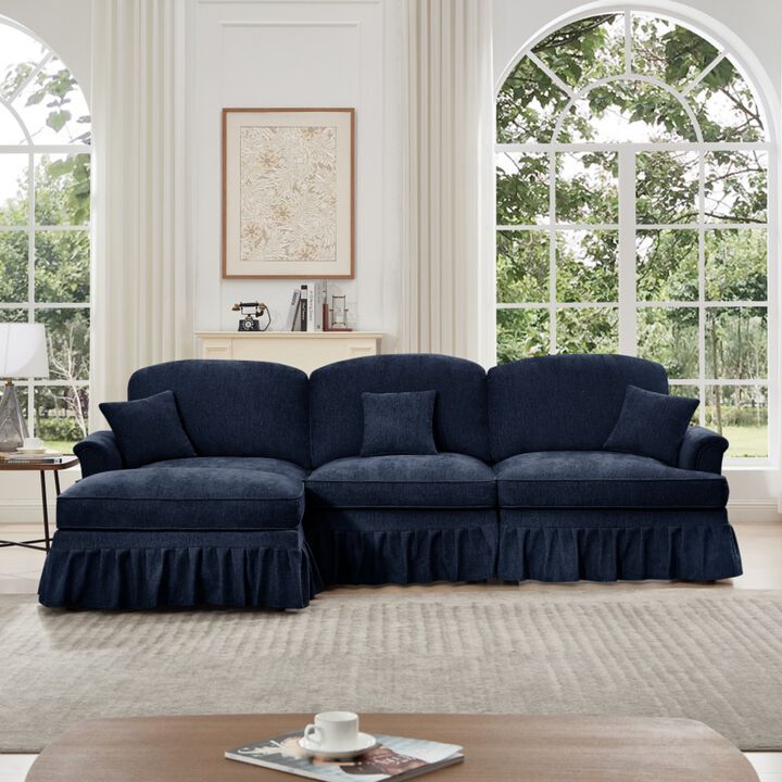 Kaxnir Mid-Century Modern L-Shaped Sectional