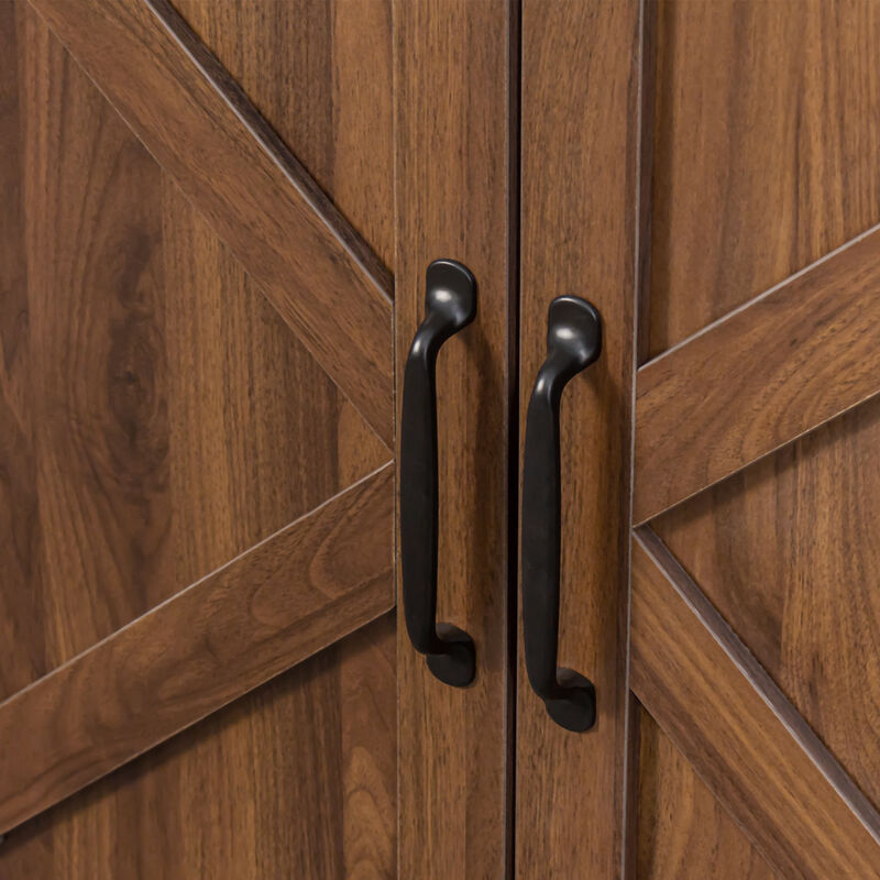 Merax Freestanding 4-Door Sideboard Storage Cabinet