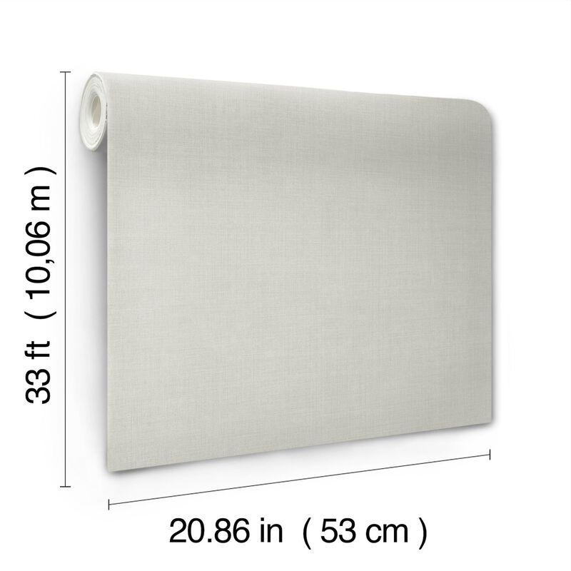 Vava Vitmossa Light Grey Wallpaper (Double Roll) image number 3