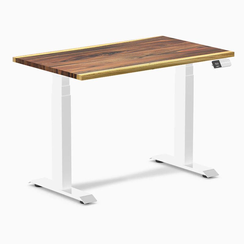 Desky Dual Mini Hardwood Sit Stand Desk image number 0