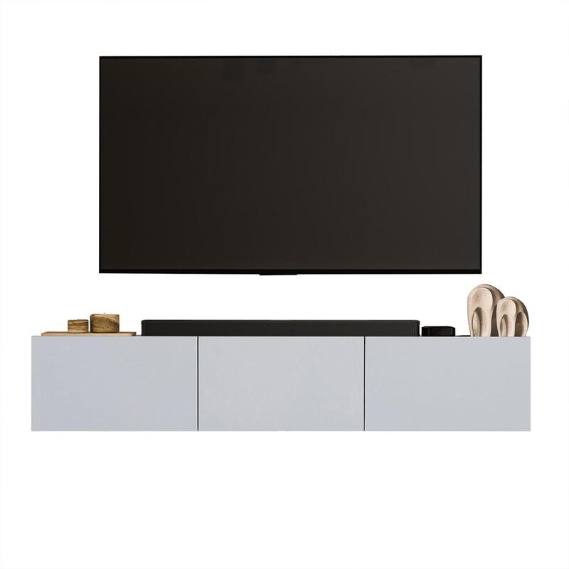 Atelier Mobili Floating TV Stand, TV Stand up to 75 inch TV, Floating TV Stand Wall Mounted