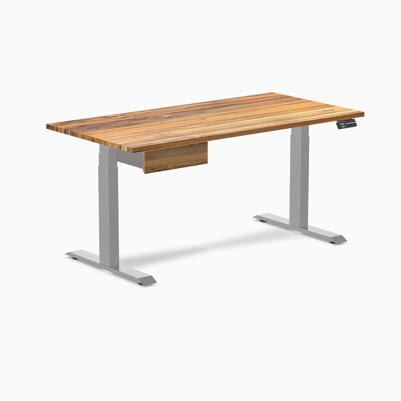 Desky Dual Hardwood Standing Desk With Drawer image number 0