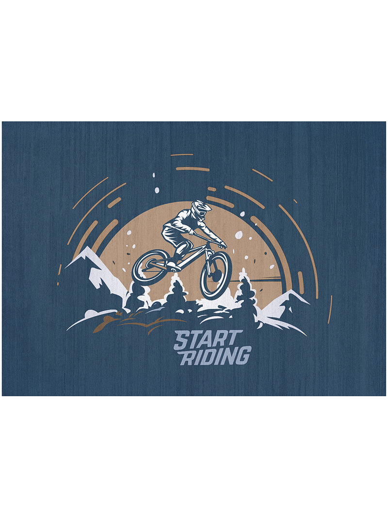 Imagination IMA23 Blue 4' x 6' Rug