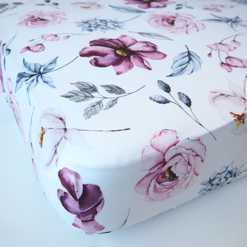 Super Soft Fitted Crib Sheet - Vintage Floral