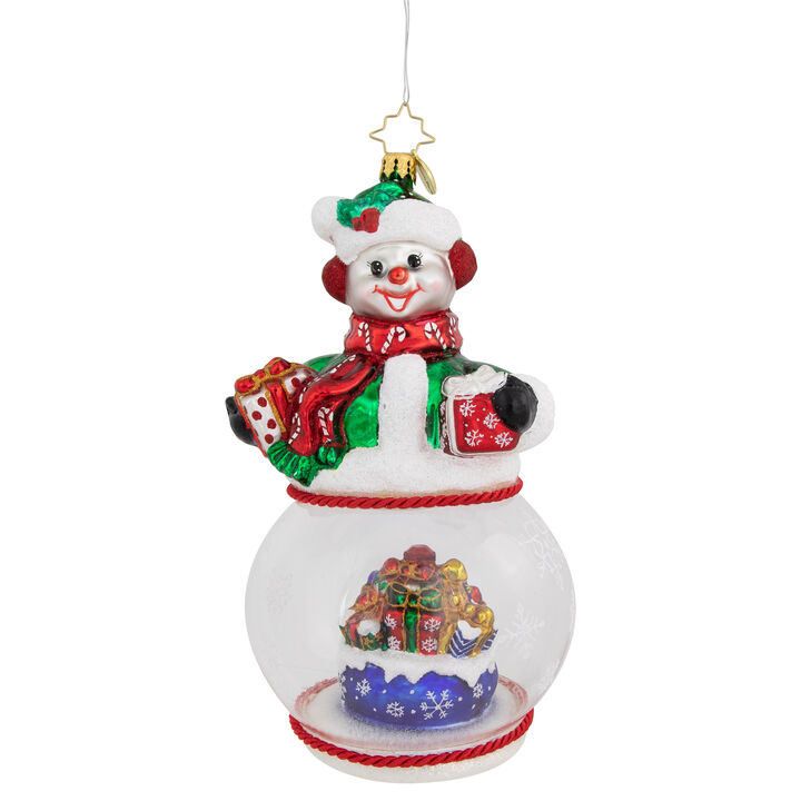 Christopher Radko Chilly and Cheery Glass Christmas Ornament 1021014