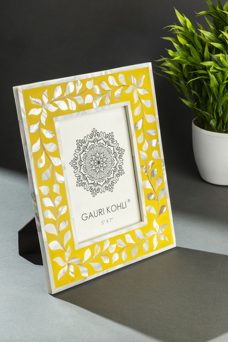 Jodhpur Mother of Pearl Picture Frame - 5"x7"