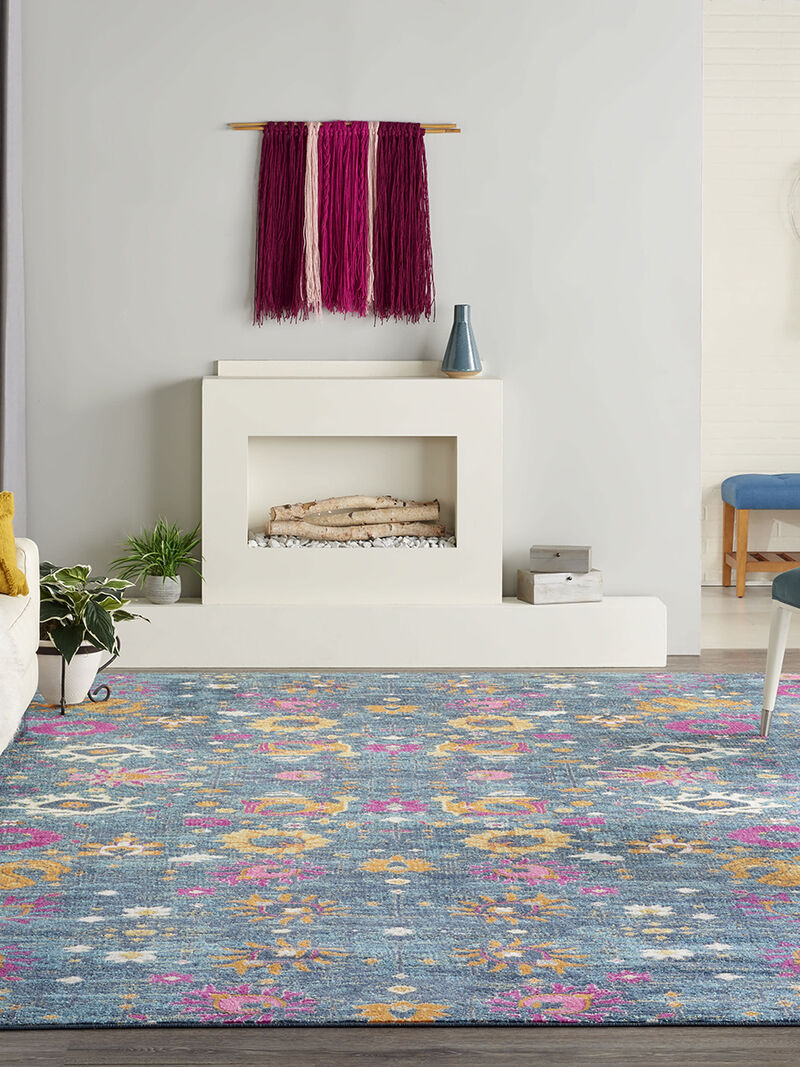 Passion PSN01 Denim 9' x 12' Rug