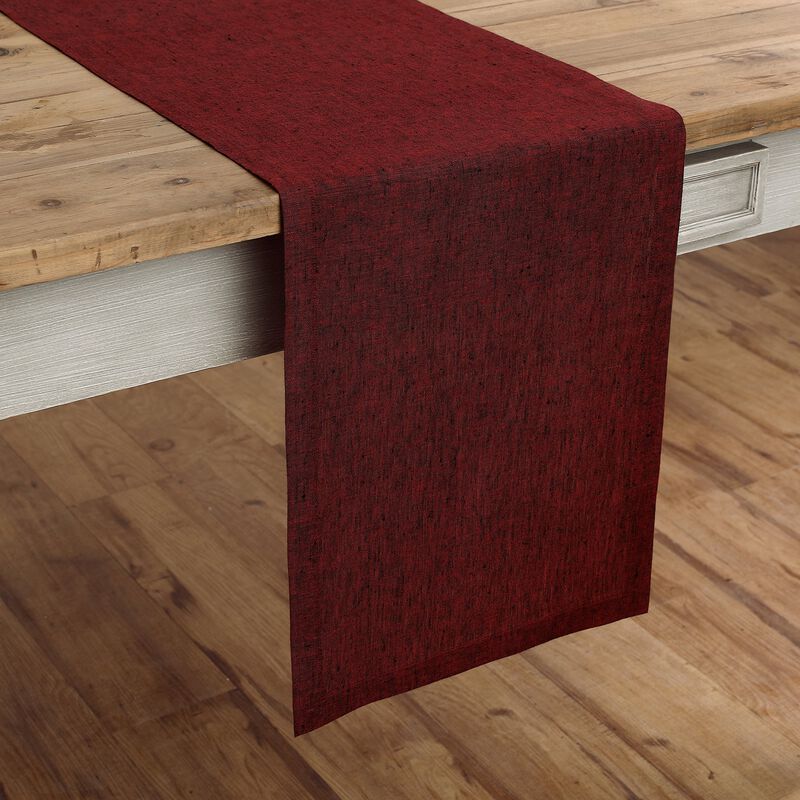 Solino Home Athena 100% Linen Table Runner &ndash; Handcrafted, Machine Washable, Perfect for Holiday and Everyday Dining