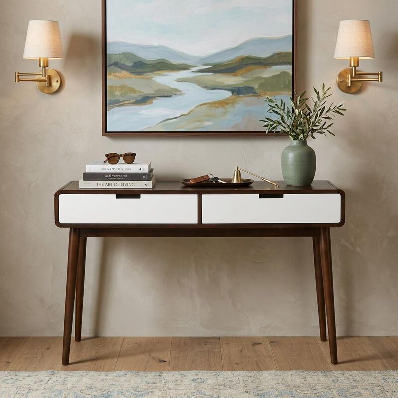 HomeRoots 47" Wood Console Table image number 1